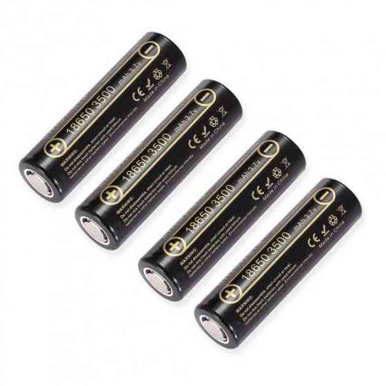 Універсальний акумулятор Liitokala Lii-35A 18650 3500 mAh (Чорний) Київ