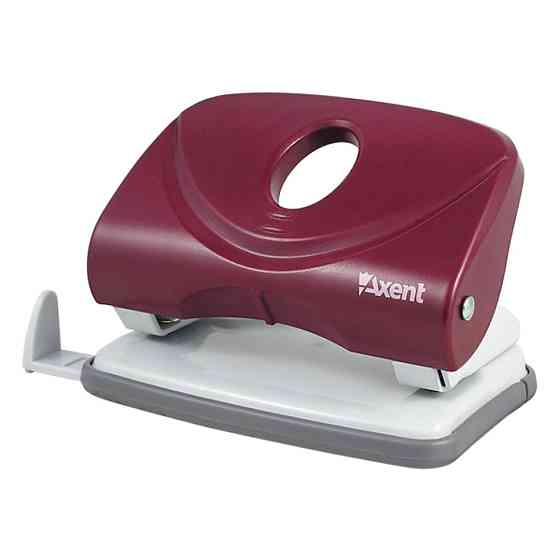 Дырокол Axent Welle-2 plastic, 20sheets, red (3820-06-А) Винница