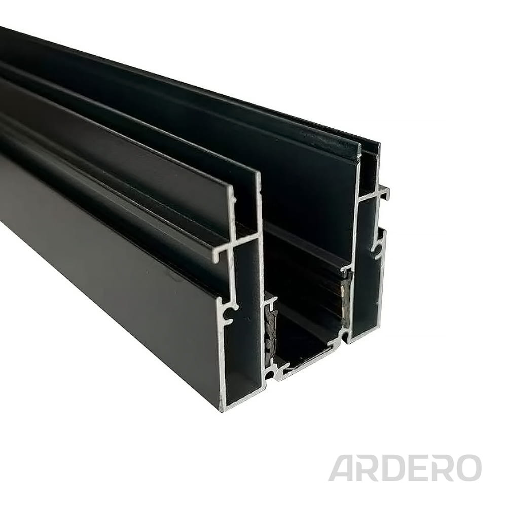 Шинопровід Ardero CABM1004 для натяжних стель вбудований 2м чорний Харьков - изображение 1