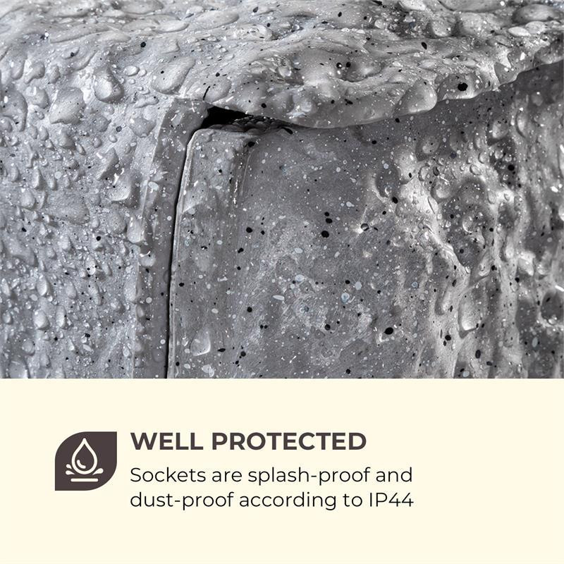 Power Rock Twilight 5 4-контактная садовая розетка IP44 сумеречный датчик 5 м серый кабель 5 м (Германия, Ровно - изображение 6