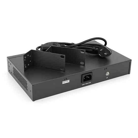 Коммутатор POE Mercury S116PS 15 портов POE 100Мбит + 1 порт Ethernet (UP-Link) 100 Мбит, БП встроенный, крепления в стойку, BOX Киев