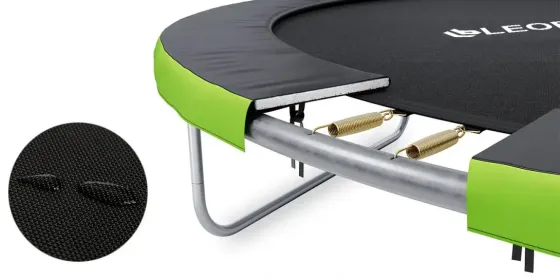 Батут із внутрішньою захисною сіткою 252 см LEOBRO Pro 8FT GREEN Київ