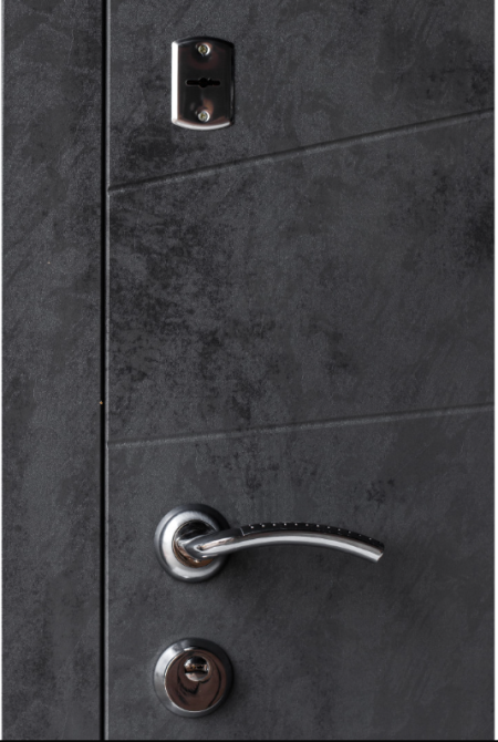 Двері вхідні Наші Двері МЕГА СІТІ Оксид темний / Оксид білий 960х2040 мм Київ - фото 4