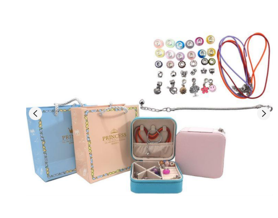 Набір для створення шарм-браслетів "Пандора" FT2026-B(Blue) Блакитний Вінниця