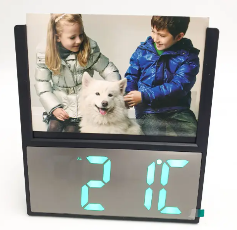 Электронные часы DS-6608 с фоторамкой и будильником – настольные часы 2 в 1 с LED-дисплеем Одесса - изображение 9