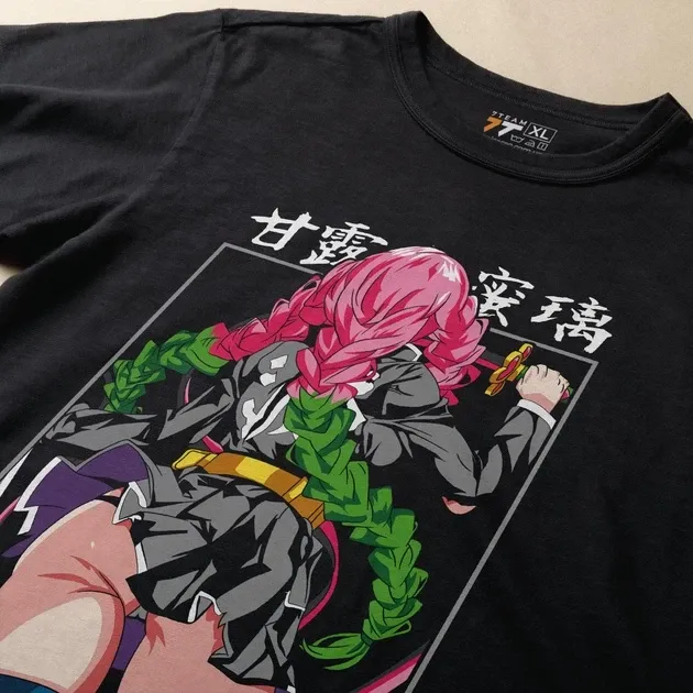 Футболка чоловіча з  принтом Клинок, рассекающий демонов Міцурі SE Розмір 48 Anime0138 Дніпро - фото 3