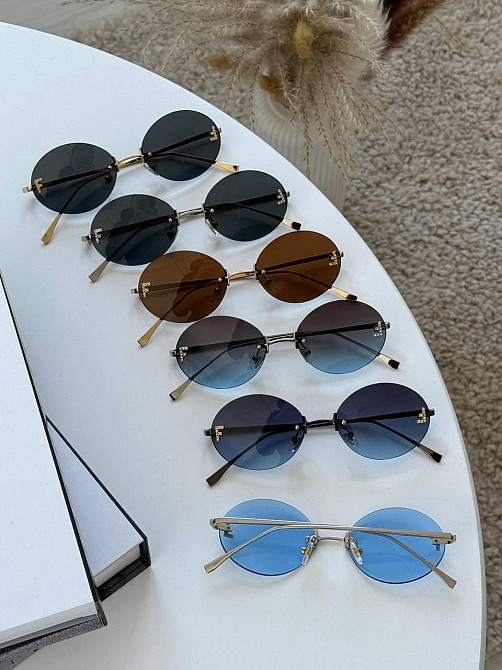 Очки женские. Fendi🔥  с металлической оправой на среднее лицо MasterSem Киев - изображение 2