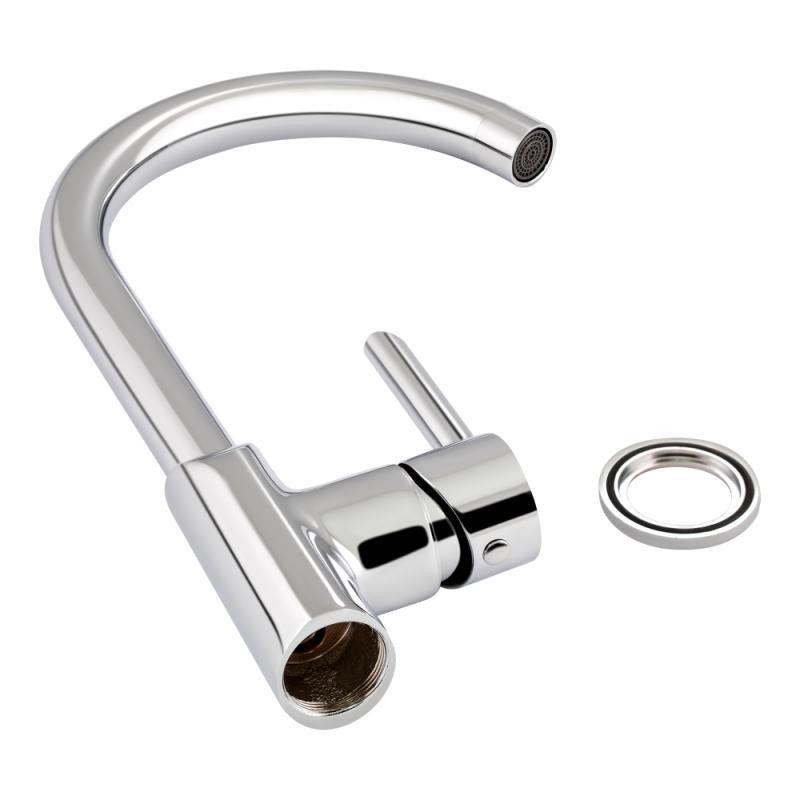 Змішувач для кухні Qtap Grand CRM 007F, хром Київ - фото 7