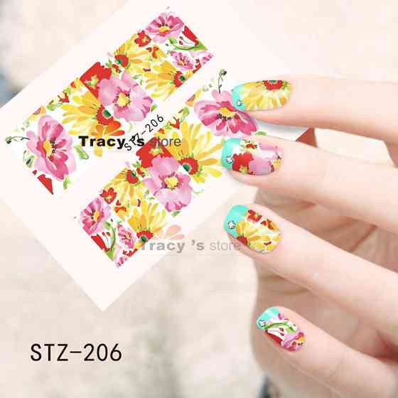 Наклейки для ногтей STZ-206 Киев