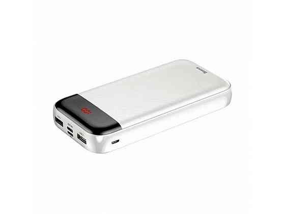 Зовнішній акумулятор Baseus Mini Cu Digital Display Power Bank 20000mAh  White Київ