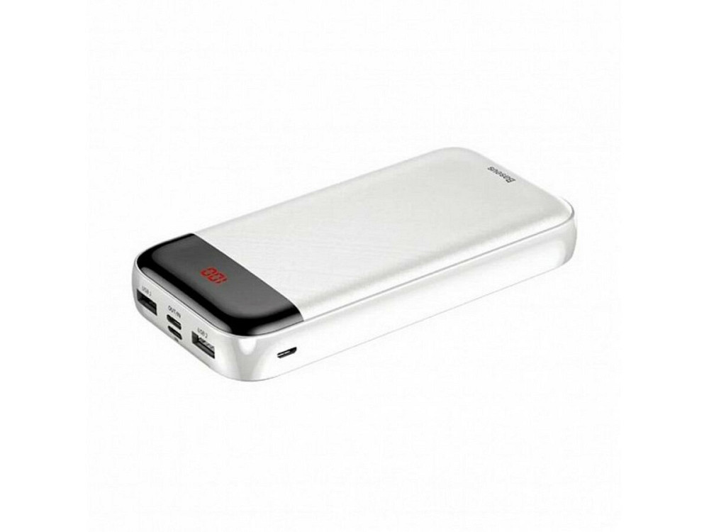 Зовнішній акумулятор Baseus Mini Cu Digital Display Power Bank 20000mAh  White Київ - фото 5