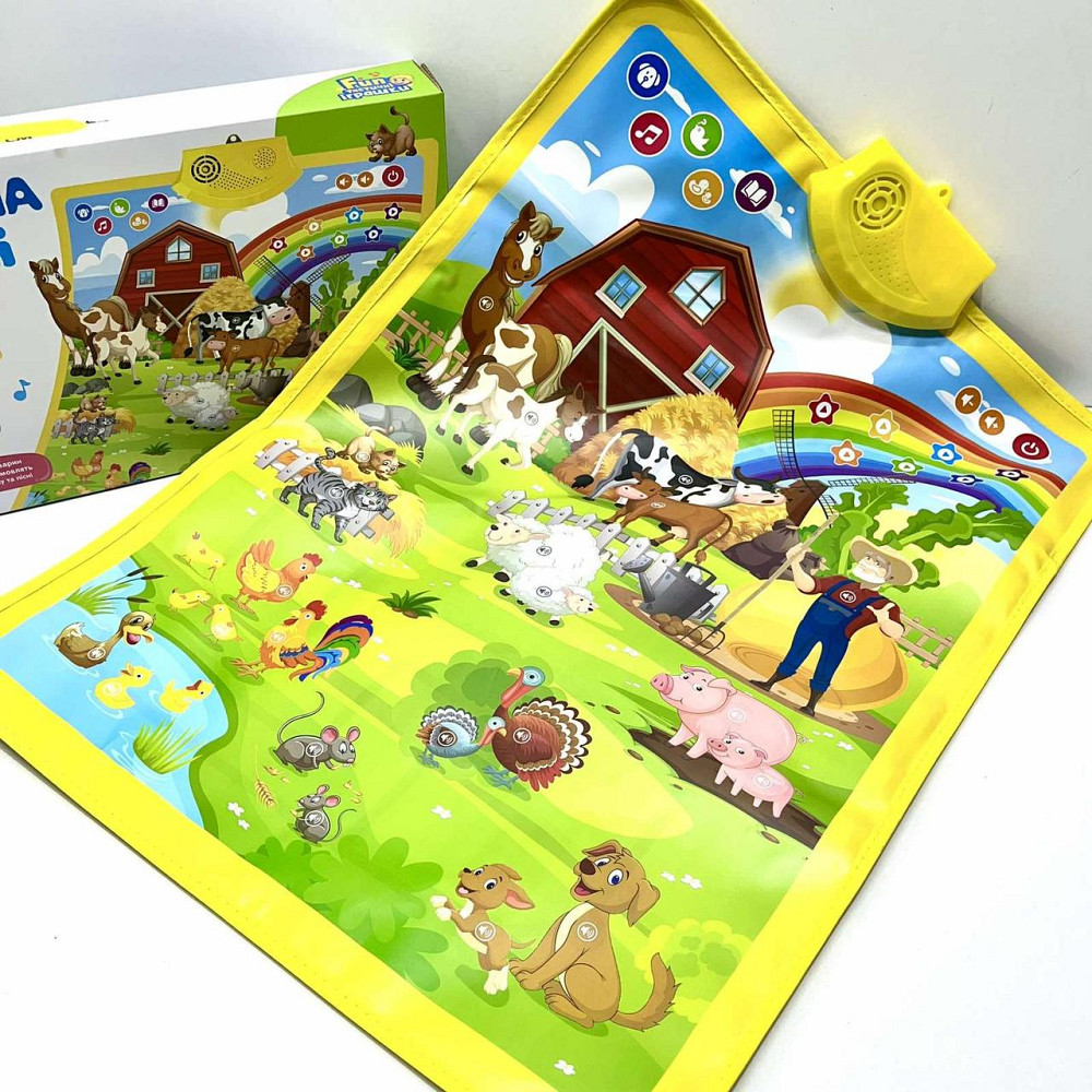 Плакат Limo toy зі звуками тварин казки пісні українська мова (FT 0020) Чернігів - фото 2