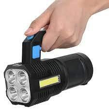 Ручний ліхтар Bailong BL X502, COB LED, USB/мережевий заряд, водостійкий, 2 режими роботи Одеса - фото 4