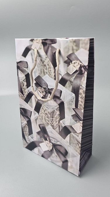 Бумажный пакет подарочный Средний 17/26/8(артSV-117) (12 шт) Харьков - изображение 1