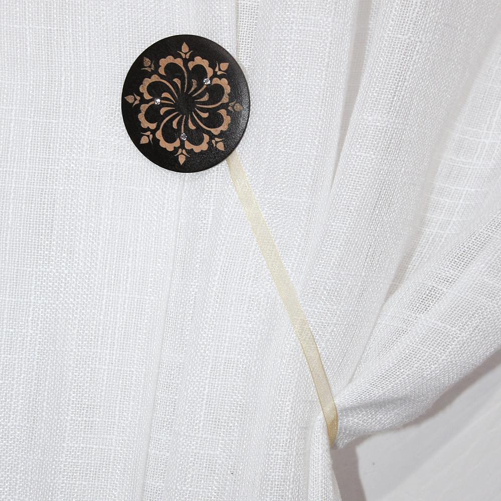 Магніти для штор і гардин (174м) Карпати набір 2 шт Венге (81-085) Київ - фото 3