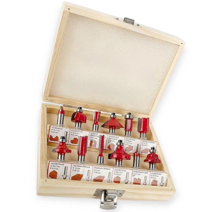 Набір фрез по дереву 12шт Мукачево - фото 3