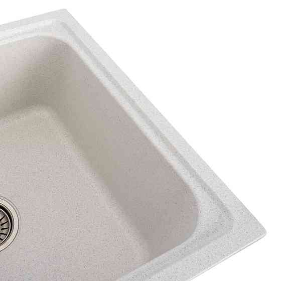 VALESO Гранітна мийка для кухні VALESO 7950 Equatoria матова Біла в крапку Киев