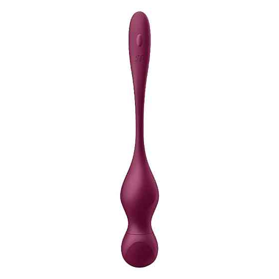 Вагинальные шарики с вибрацией Satisfyer Love Birds Vary, бордовые Sex Aura Киев