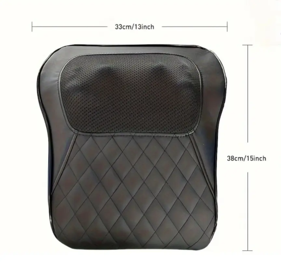 Массажная подушка SL-25 для спины и шеи с подогревом (Черный) Киев