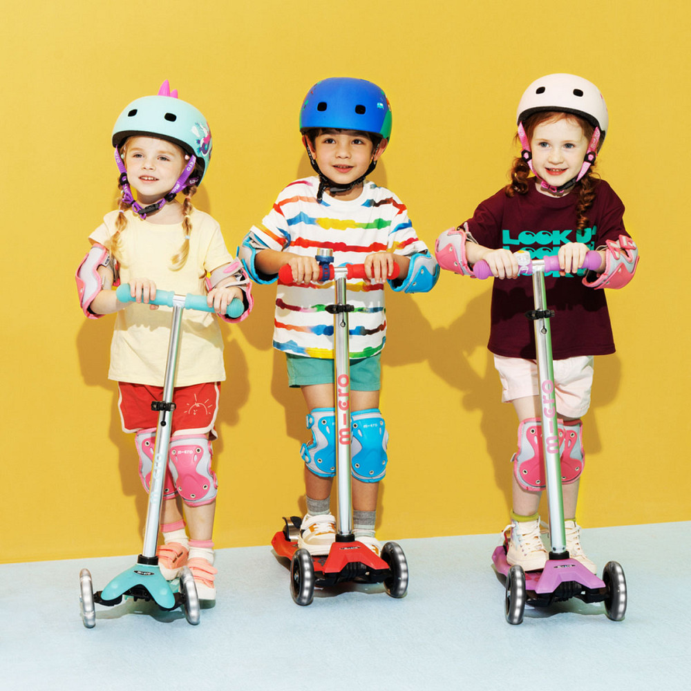 Захисний комплект налокітники та наколінники Micro - Синій (S.) Дніпро - фото 8