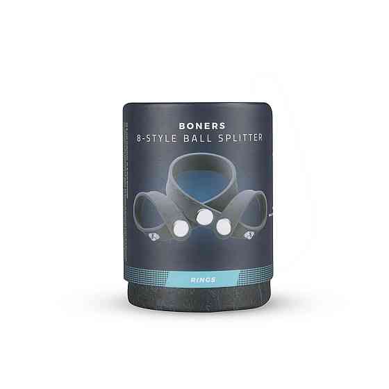 Ерекційне кільце з роздільником мошонки Boners 8-Style Ball Splitter Sex Aura Київ
