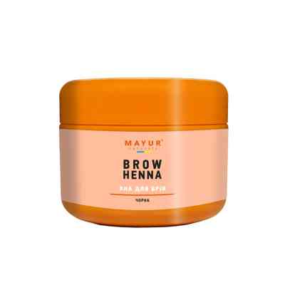 Хна Mayur для бровей Черная 10 г (4820189560401) Винница