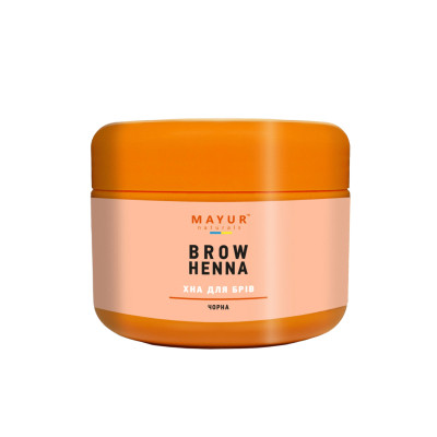Хна Mayur для бровей Черная 10 г (4820189560401) Винница - изображение 1