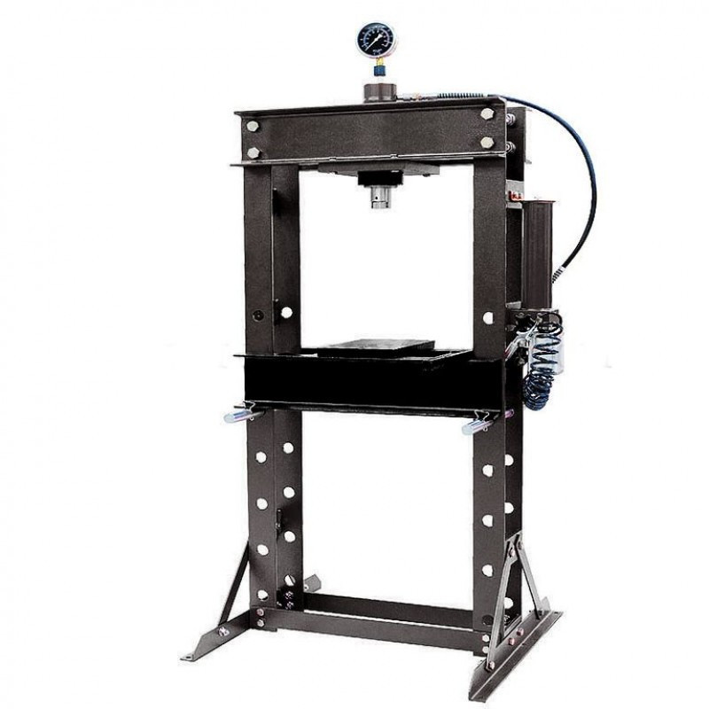 Прес 30т гідравлічний напольний з манометром, ручний/ножний привід (роб. висота: 0-975ММ, роб. ширин Одеса - фото 1