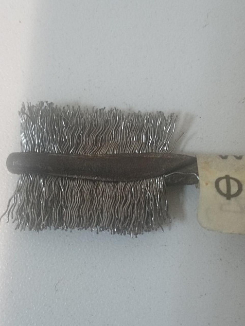 Йоржик дротяний жорсткий плоский N918 загальною довжиною 100мм довжиною йоржика 20мм шириною (діаметром) 18мм 18 Киев - изображение 2
