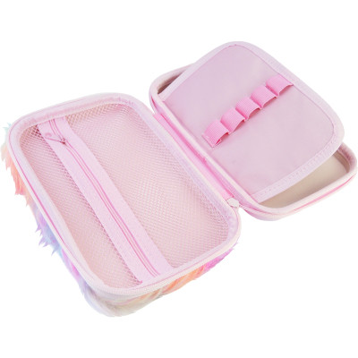 Пенал Cool For School 1 отделение с плюшем и аппликацией Радуга (CF6549-light) Винница - изображение 2