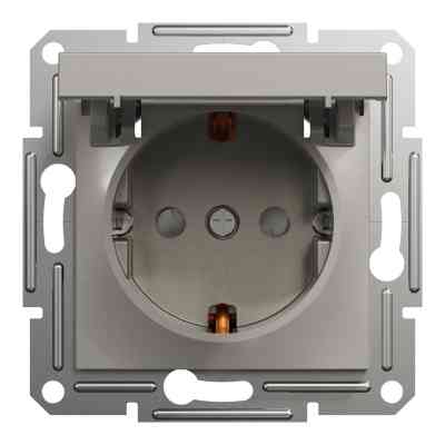Розетка Schneider Electric ASFORA з кришкою, бронза (EPH3100169) Вінниця