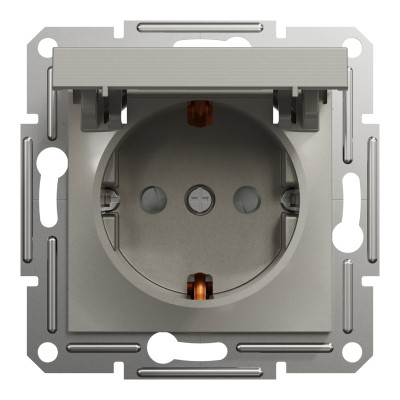 Розетка Schneider Electric ASFORA з кришкою, бронза (EPH3100169) Вінниця - фото 1