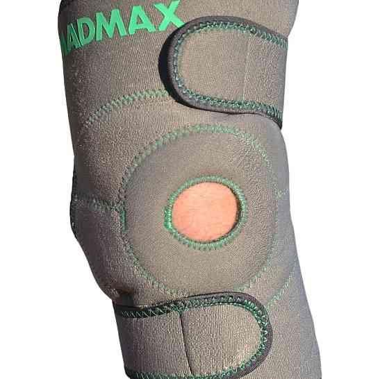 Наколінник MadMax MFA-295 Zahoprene Universal Knee Support Dark Grey/Green (1шт.) Киев