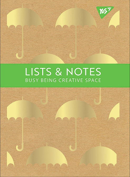 Блокнот А5/80 арк."Yes" # клей СМИК+білила+фольга Daizy крафт, 891437, шт Київ - фото 1