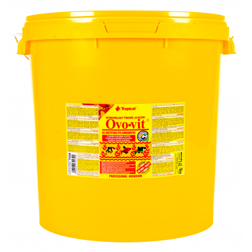 Сухий корм Tropical Ovo-Vit для всіх акваріумних риб, 4 кг (пластівці) Київ