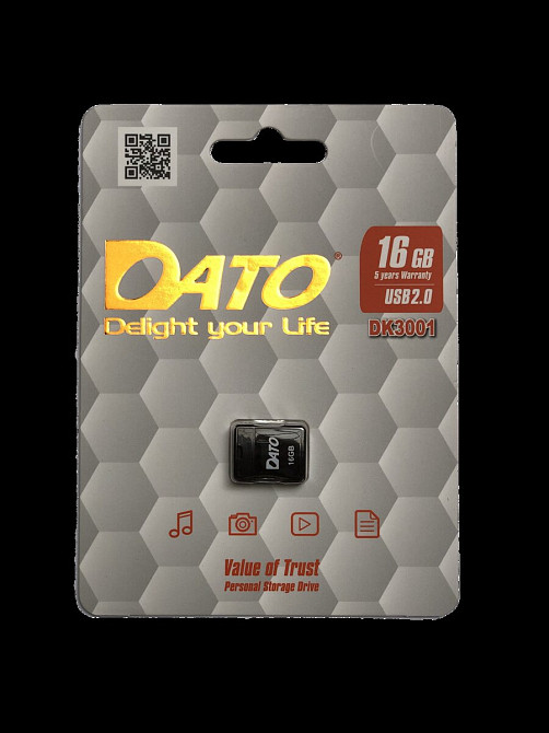 Flash DATO USB 2.0 DK3001 16Gb black Киев - изображение 1