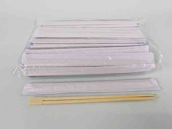 Палочки для суши бамбуковые темные в крафт бумажной инд. упаковке 230 мм d=4,2 мм 100 шт/уп (30 уп/ящ) БЕЛАЯ Харьков