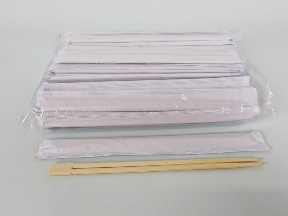 Палочки для суши бамбуковые темные в крафт бумажной инд. упаковке 230 мм d=4,2 мм 100 шт/уп (30 уп/ящ) БЕЛАЯ Харьков - изображение 2