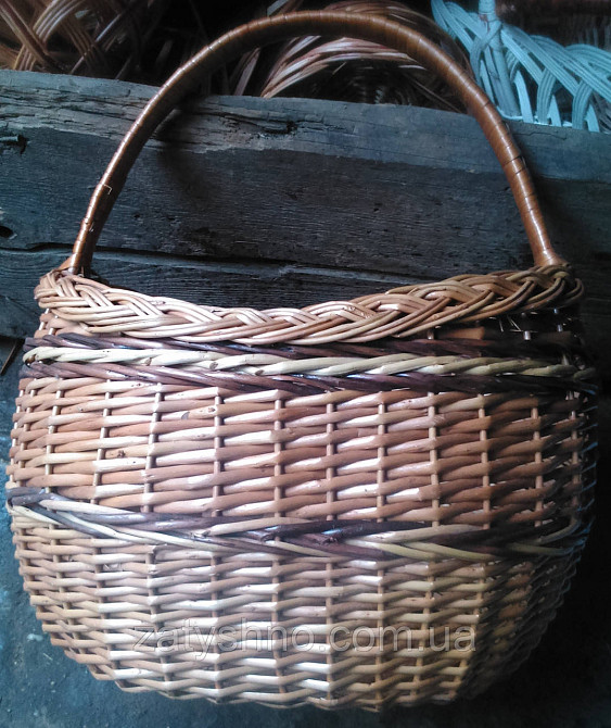 Корзина плетеная для покупок Киев - изображение 1