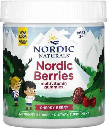 Поливитамины для детей Nordic Naturals Multivitamin Berries 120 штук вишня Киев