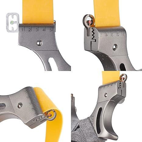 Цельная рогатка из нержавеющей стали с уровнем и маркерами, для охоты, рыбалки и спорта Киев - изображение 1