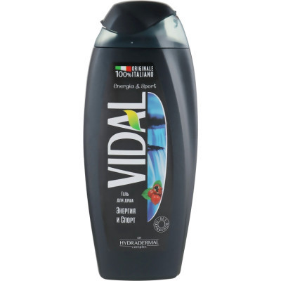 Гель для душа Vidal Энергия и спорт 250 мл (8008970010809/8008970056067) Винница - изображение 1