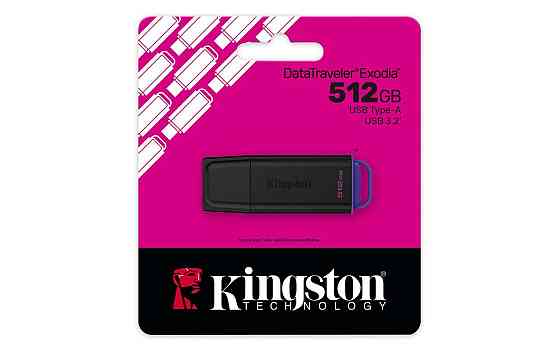 Флешнакопичувач USB3.2 512 GB Kingston DataTraveler Exodia Black (DTXG2/512GB) ( 15116 ) Харків
