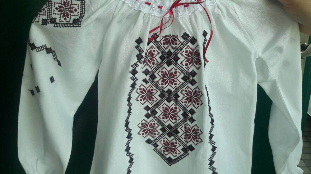 Блузка ВИШИВАНКА "Геометрія" (р.44-46) Київ - фото 1