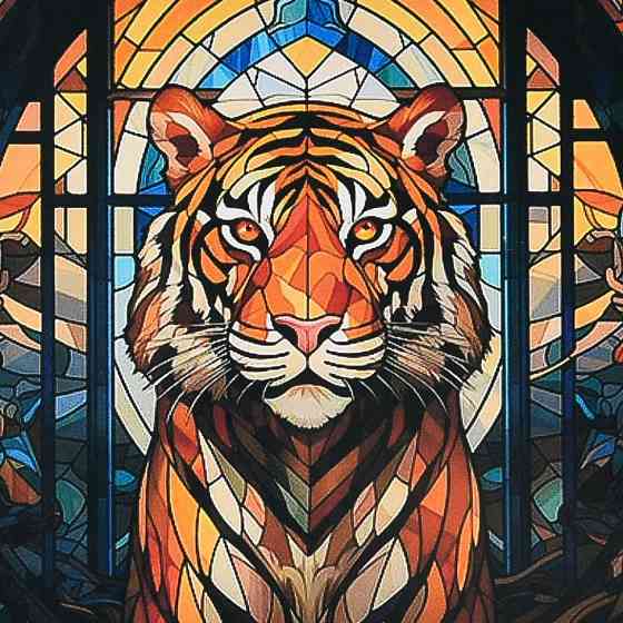 Алмазна мозаїка "Могутній погляд" DEEX16291 не повна викладка 30х30 см Вінниця