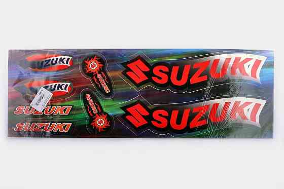 Наклейки (набір) скутер Suzuki (48х16 см, різнобарвні) Мукачево