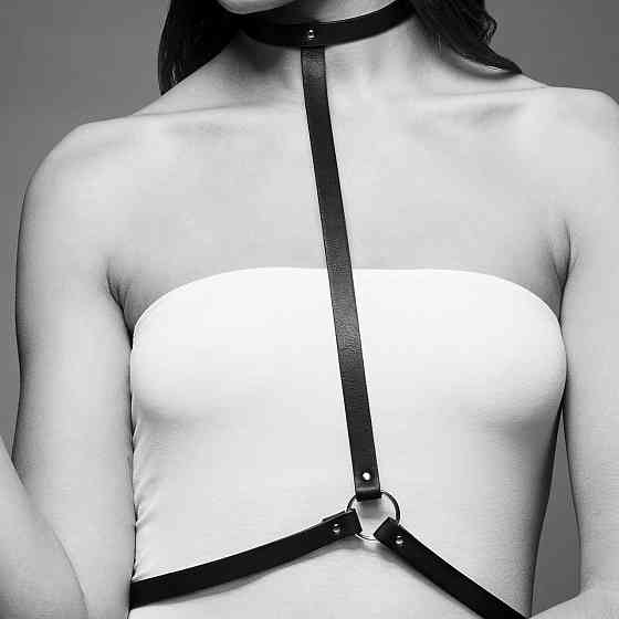 Портупея Bijoux Indiscrets MAZE - I Harness Brown, экокожа, очень стильная Sex Aura Киев