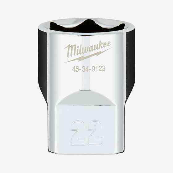 Головка хромированная метрическая 1/2'' MILWAUKEE, 22мм Одесса