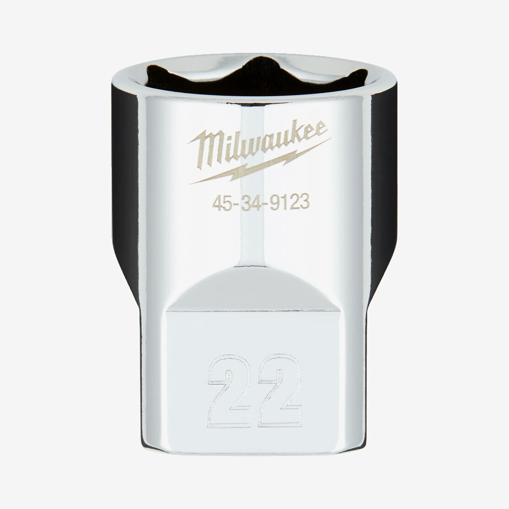 Головка хромированная метрическая 1/2'' MILWAUKEE, 22мм Одесса - изображение 1