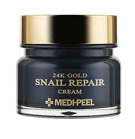 Крем для обличчя з колоїдним золотом та муцином равлика 24k Gold Snail Repair Cream Medi-Peel 50 мл Винница